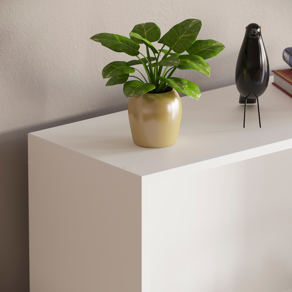 image 1 of Vida Designs Cambridge 5 Tier Extra Large Bookcase Display Storage, White