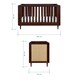 image 3 of Tutti Bambini Japandi 3pc Room Set - Warm Walnut