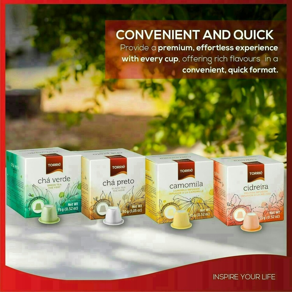 image 1 of Nespresso Compatible Green Tea, Lemon, Fruit & Herbal Tea Tasting Pack Variety Blend