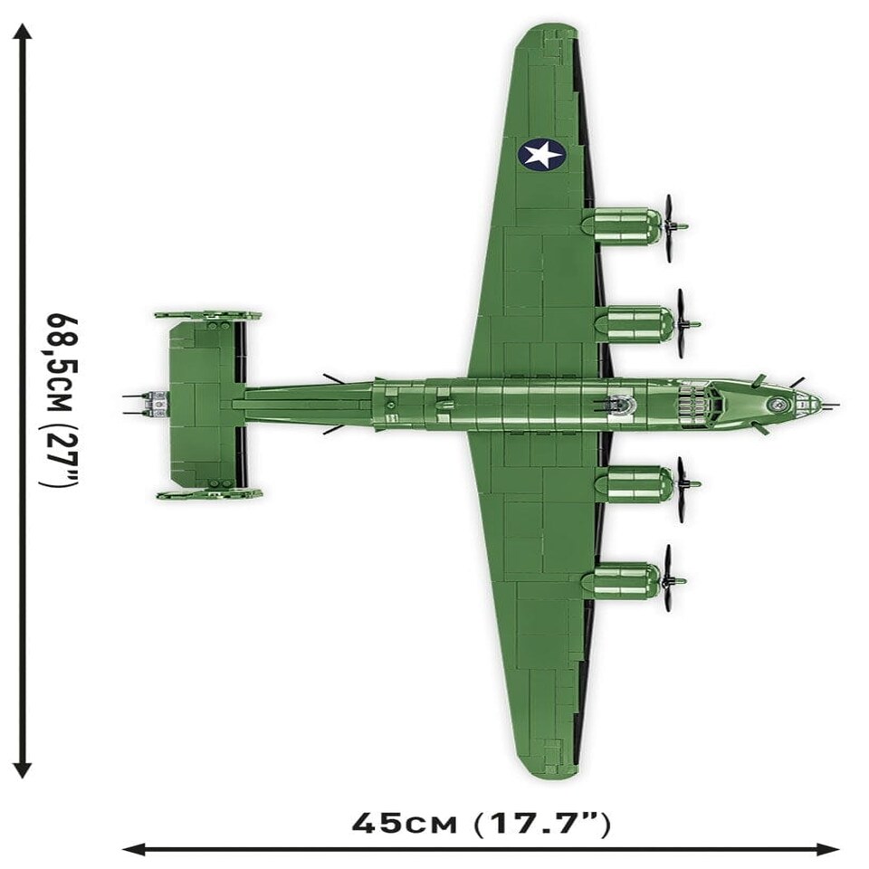 image 1 of Consolidated B-24 D Liberator brick plane model - COBI 5739 - 1445 bricks