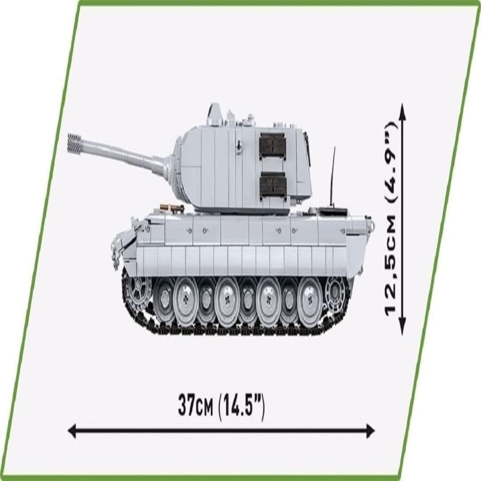 image 1 of Cobi - World War II - Panzer Kampfwagen E- 100 (1511 Pieces)