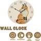image 8 of Marco Paul Fox 30cm Clock and Thermometer White