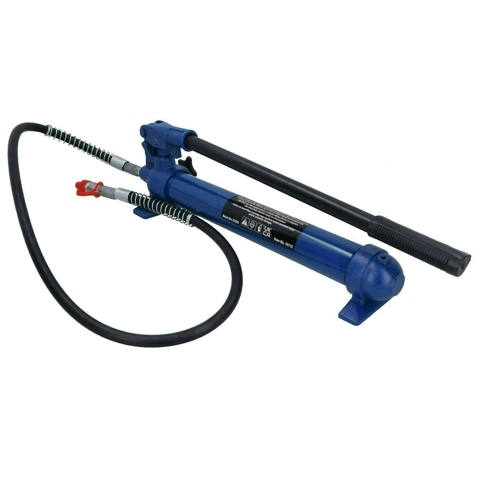 image 1 of 10 Ton Hydraulic Porta Power Jack Pump With Accessories Dent Frame Repair