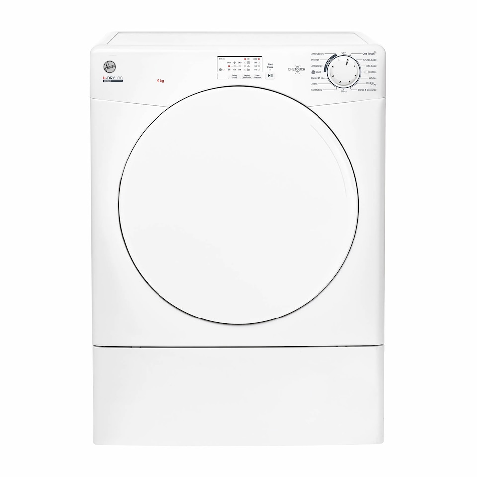 image 1 of Hoover HLEV9LF 9kg Load Vented Tumble Dryer Class C White