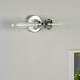 image 2 of Vurton 2 Light Chrome Bathroom Wall Light