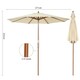 image 2 of COSTWAY 2.7M Outdoor Patio Umbrella Garden Parasol Sun Shade N/A