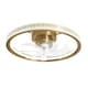 image 1 of BHS Lyona LED Dimmable Fan Ceiling Light, Warm Brass