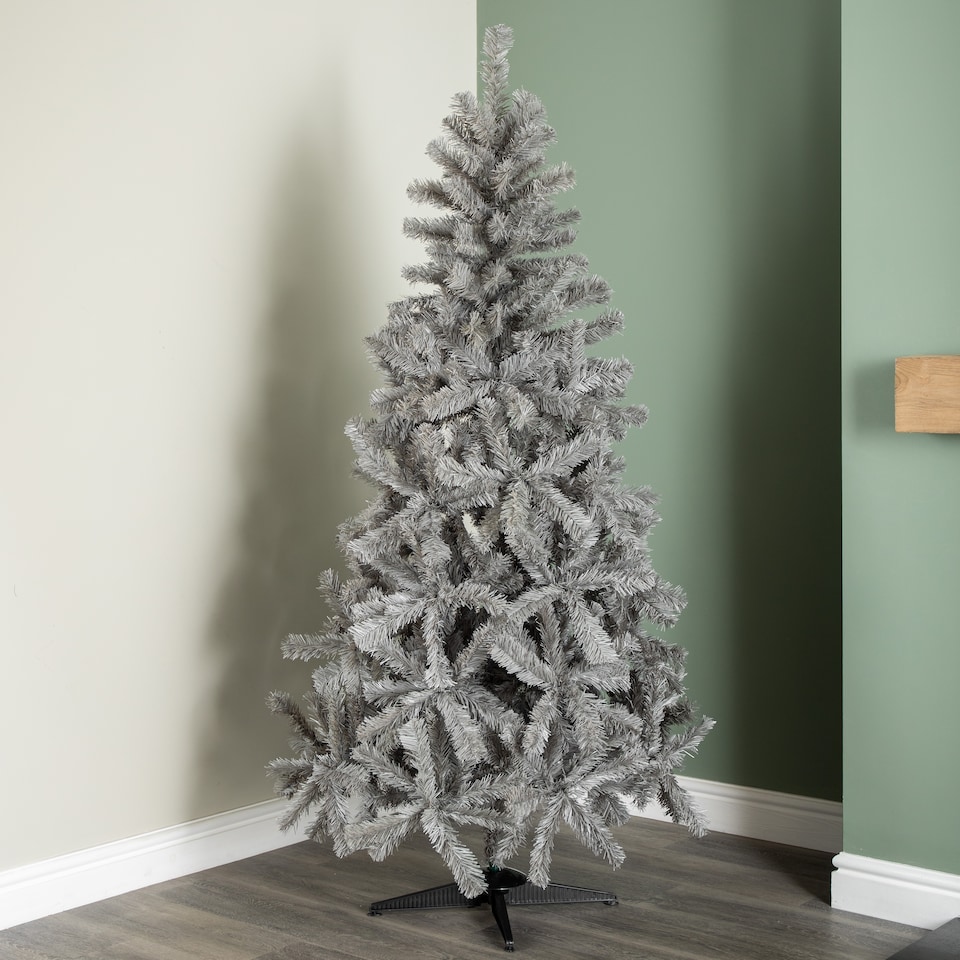 image 1 of 6ft (180cm) Colorado Grey Spruce Christmas Tree with Wrapped Branches & 483 Tips