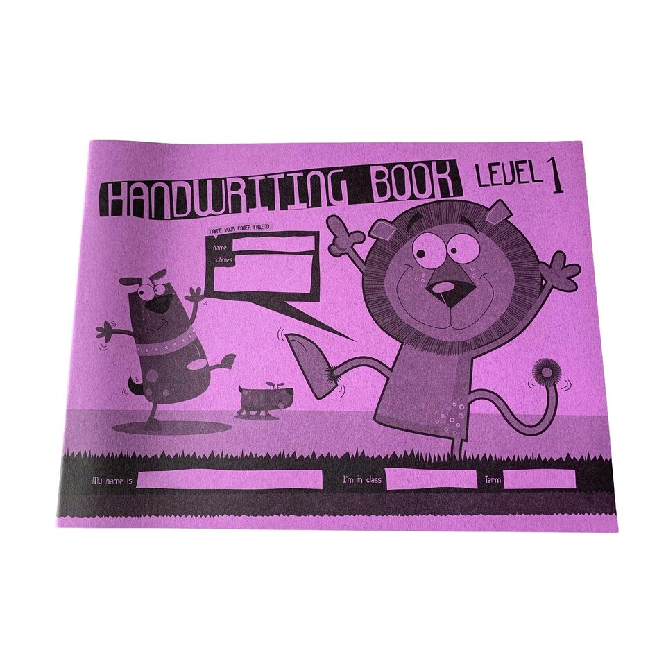 image 1 of Silvine Handwriting Book A5 - Purple Cover