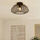 image 2 of EGLO Espinal Brown Steel Contemporary Ceiling Light