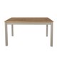 image 5 of Corona Grey Rectangular Dining Table with 2 Grey Pine Double Benches - Contemporary Dining Set | Grey | Antique Waxed Pine | One Size | 1