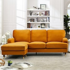 Woodbury Reversible Corner Sofa - Orange