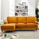image 1 of Woodbury Reversible Corner Sofa - Orange