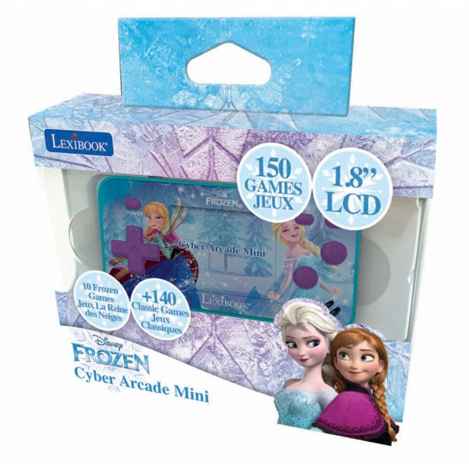 image 1 of Lexibook JL1895FZ Handheld Console Mini Cyber Arcade 150 Games Including Frozen