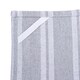 image 4 of Nicola Spring Cotton Tea Towels - 60cm x 40cm - Grey Stripe - Pack of 2