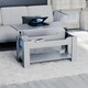 image 5 of Vida Designs Lift Up Coffee Table With Storage Compartment & Shelf, Grey