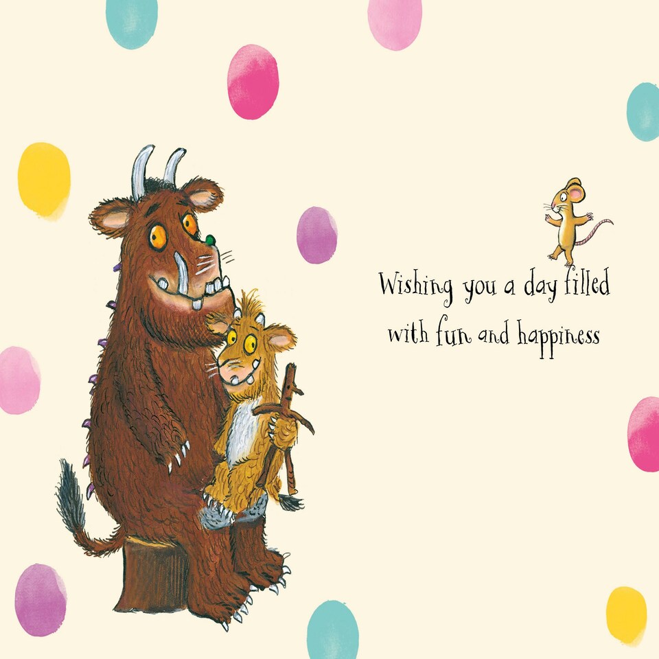 image 1 of The Gruffalo Spotted Birthday Card