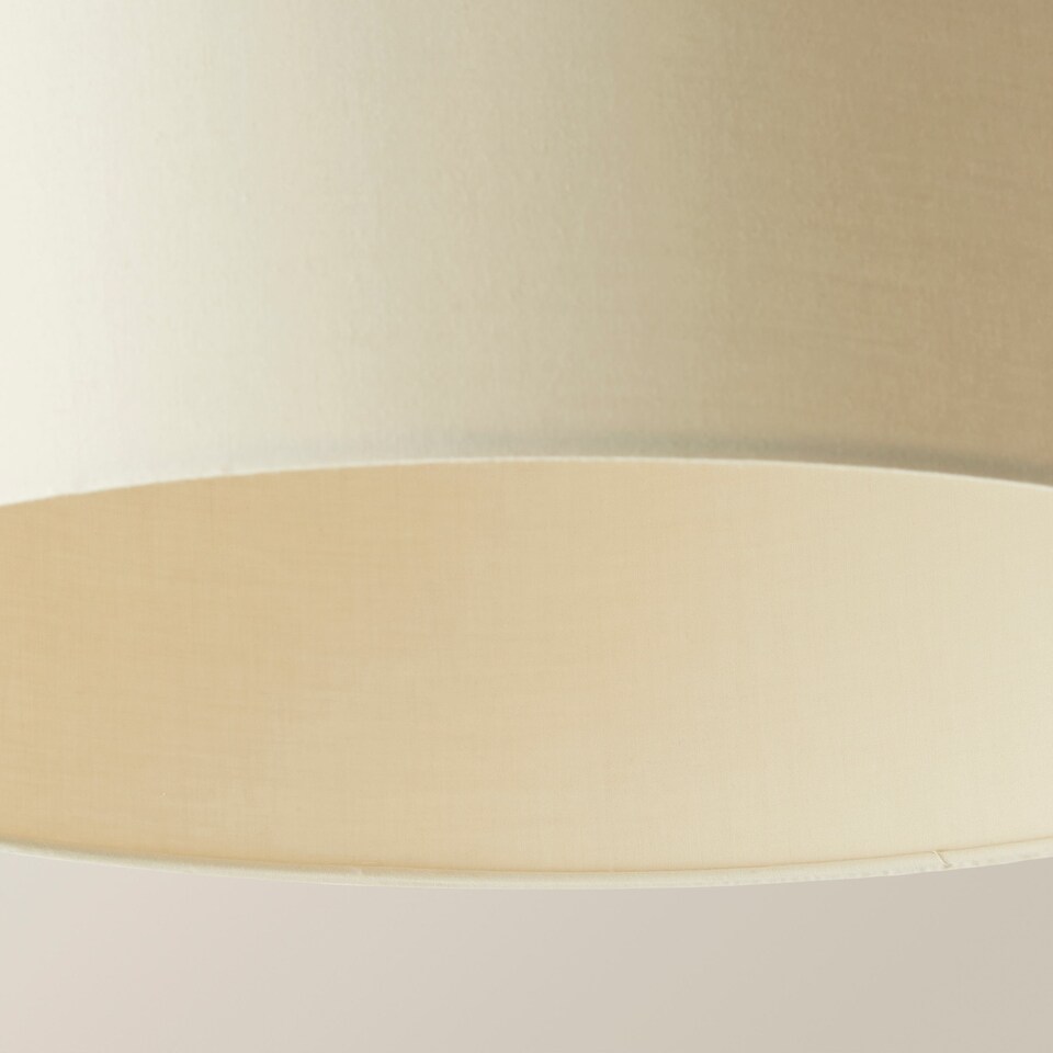image 1 of ValueLights Reni Large Natural Pendant Shade | Cream