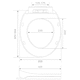 image 3 of Showerdrape Prima White Quick Release Soft Close Lightweight Toilet Seat | Multi | 1