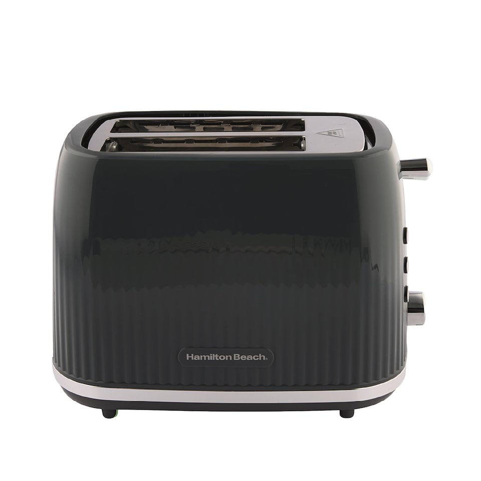 image 1 of Hamilton Beach Miami Kettle & Toaster Set Charcoal Grey