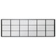 image 5 of The Fenestra - Black Modern Window Leaner / Wall Mirror 69" X 33" (174CM X 85CM) Black