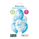 image 2 of Baby Boy Latex Balloons 33cm / 13 in - Pack of 6