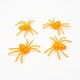 image 1 of Halloween Decorative Orange Spiders - Pack of 4
