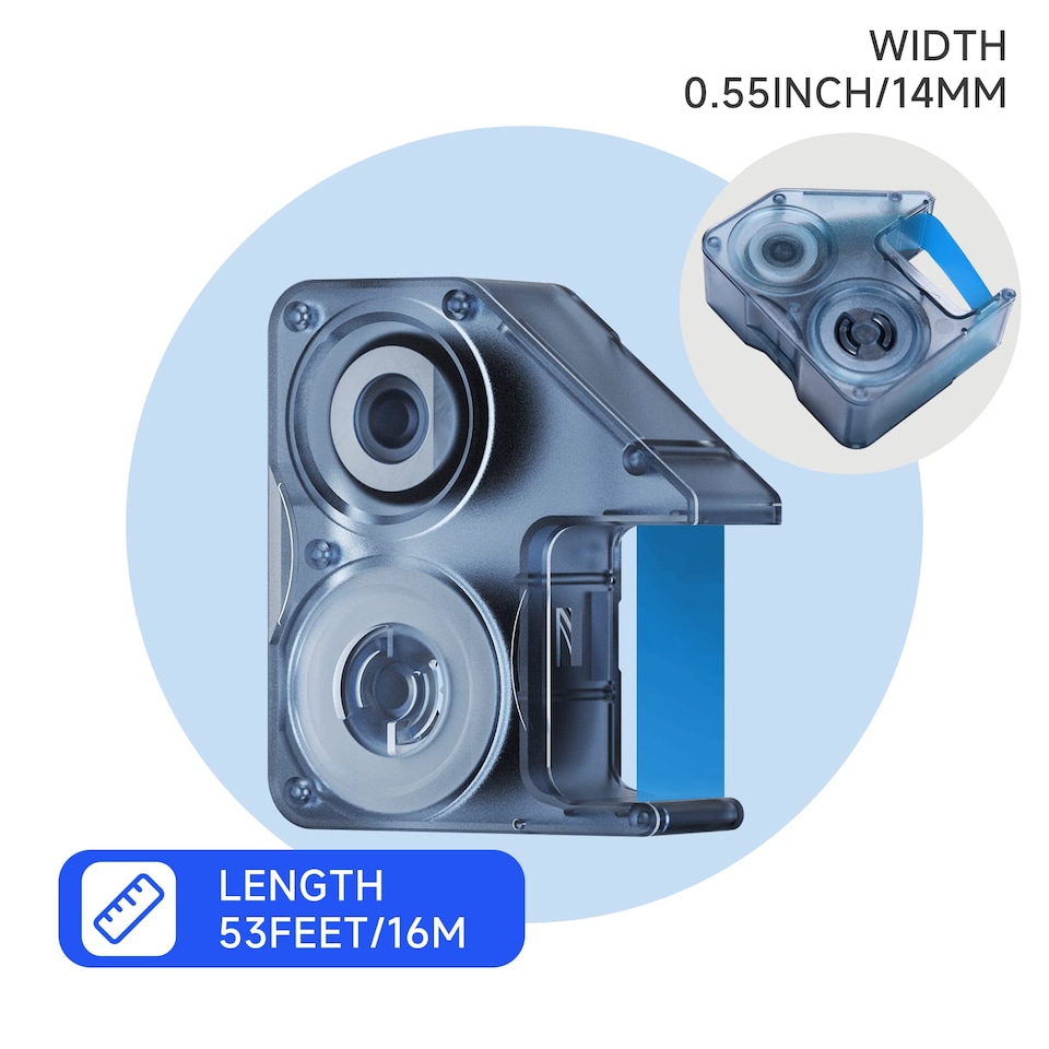 image 1 of NIIMBOT N1 Thermal Transfer Ribbon Cartridge Blue