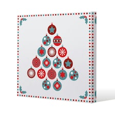 Seasonal christmas (canvas) 90 x 90 x 4cm