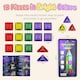 image 6 of Desire Deluxe Micro Magnetic Tiles Building Blocks Toy STEM Educational Travel Size Magnetics Blocks for Kids, Preschool Sensory Montessori Toddler Magnetic Toys for Boys & Girls 3 plus Years Old 18PCS  Multicolour