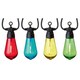 image 2 of Premier Festoon Lights Straight 10 LED Bulbs Multi-Coloured 4.5m