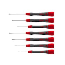 Wiha Picofinish Sl/ph Fine Screwdriver Set, 7 Piece - Multi Colour - One Size (UTTK30137)
