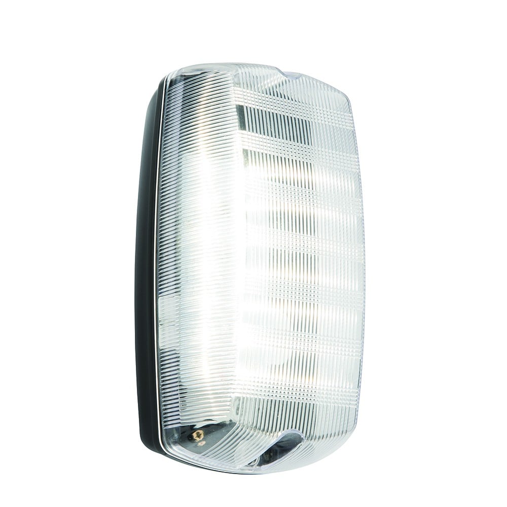 Netlighting Avit Outdoor Coastal Wall Emergency Bulkhead Light 10W IP65 10W Black in White
