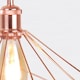 image 6 of Copper Geometric Pendant Light Fitting | Black | Copper | 1