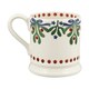 image 3 of Mug: 1 x 300ml Emma Bridgewater Mistletoe Half Pint Mug 2024, Ceramic White