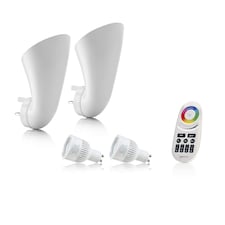 Auraglow Plugin Uplighter Smart Light Bundle | White