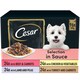 image 1 of 96 x 100g Cesar Luxury Adult Wet Dog Food Pouches Mixed Favourites In Sauce