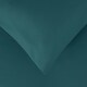 image 8 of OHS Soft Cosy Microfibre Plain Duvet Cover and Pillowcase Set Green | Teal | King