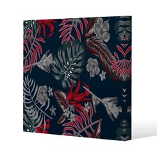 Leaves of Tropical Plants (Canvas Print) 77 x 77 x 4cm
