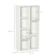 image 3 of HOMCOM Bookcase Modern Bookshelf Cabinet for Home Office White