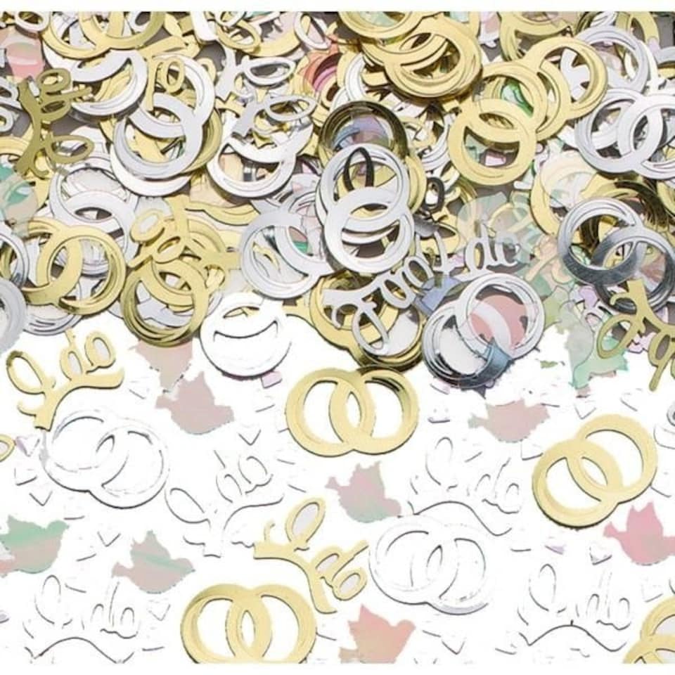 Amscan Wedding Vows Confetti - Multicoloured - One Size