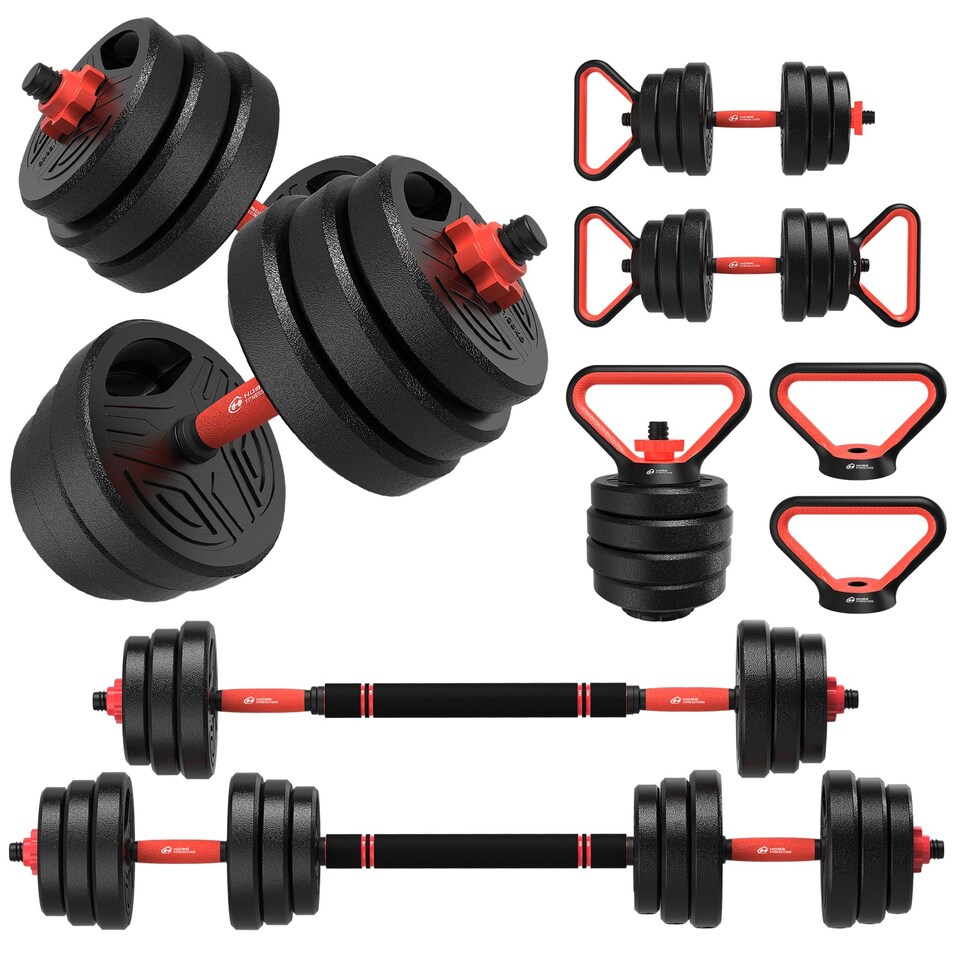 image 1 of Homefitnesscode 4 In 1 Multifunctional Dumbbell Set