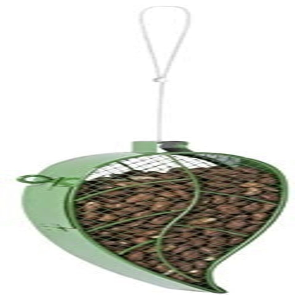 Leaf Shaped Hanging Nut Feeder