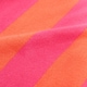 image 4 of OHS Stripes Print Polar Fleece Throw Blanket Lightweight Bedspread | Multi | Orange/Pink