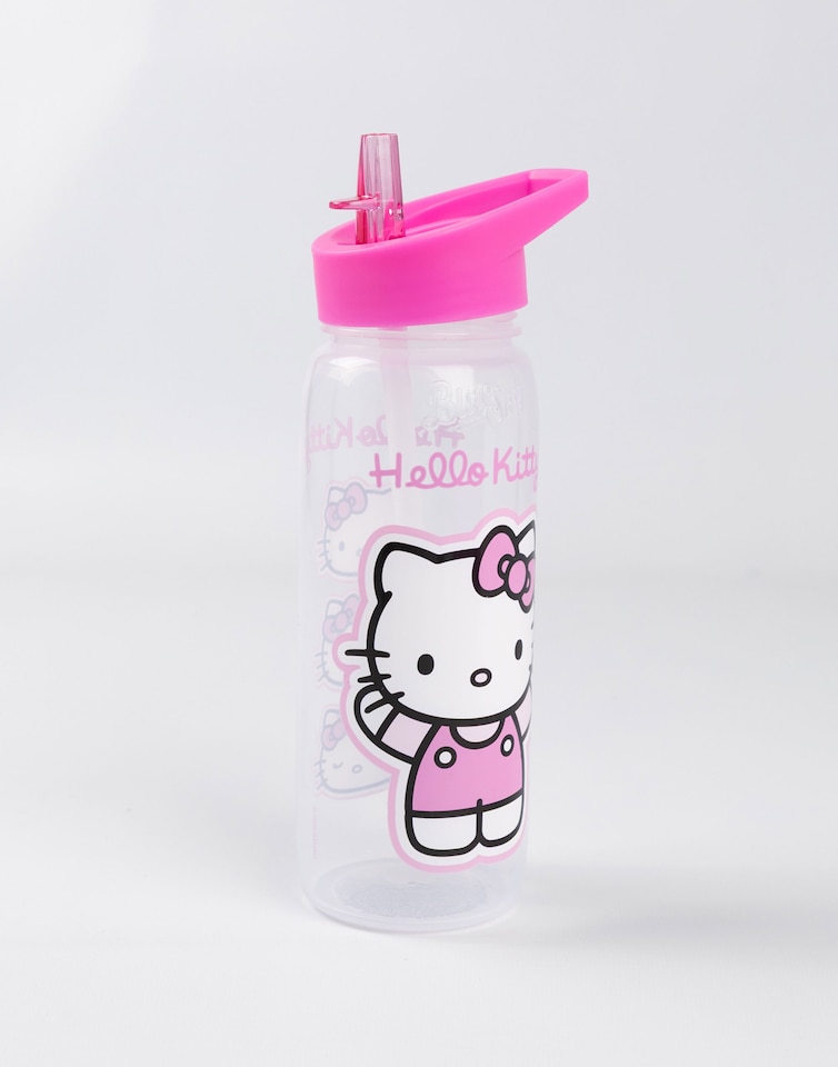 image 1 of Hello Kitty Girls Pink Lunch Bag | Insulated Food Container with Bottle & 3 Snack Pots | Zipper Closure School Lunchbox | Cartoon Character Kids Storage | Hello Kitty Merch