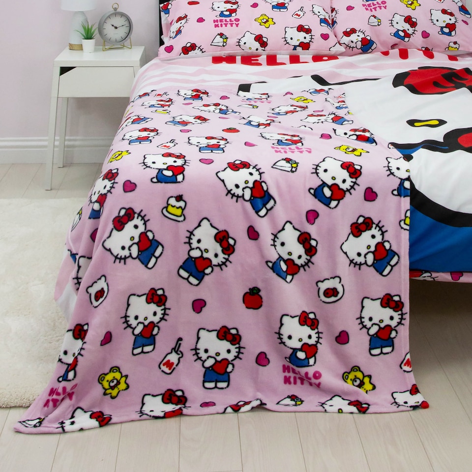 image 1 of Hello Kitty Hello Fleece Blanket