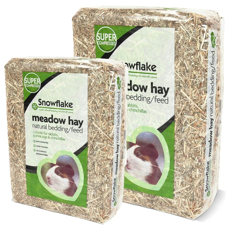 image 1 of 3kg (2 Bags) Fresh Natural Premium Dried Meadow Hay Grass Great For Small Animals