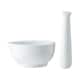 image 1 of Mikasa Pestle Mortar White Porcelain
