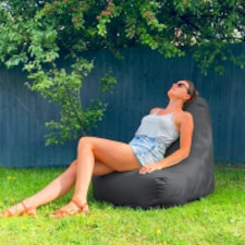 rucomfy Indoor Or Outdoor Adults Water Resistant Beanbag Chair