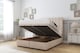 image 2 of Sloomy Langston Sand Naples Ottoman Bed With Mattress With 26" Strutted Headboard 4'6 Double